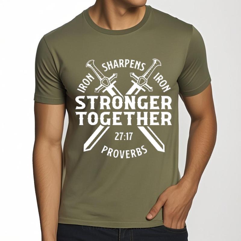 Summer top Printed Boys Oneck tshirt Streetwear Iron Sharpens Iron Stronger Together Proverbs 27 17 Retro Teenagers Tee shirt 4XL
Summer top Printed Boys Oneck tshirt Streetwear Iron Sharpens Iron Stronger Together Proverbs 27 17 Retro Teenagers Tee shirt 4XL
