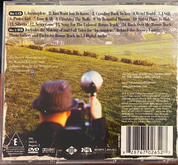 CD BACKSTREET BOYS Never Gone CDDVD 82876702652 JIVE 2005 UK Rock Used
CD BACKSTREET BOYS Never Gone CDDVD 82876702652 JIVE 2005 UK Rock Used