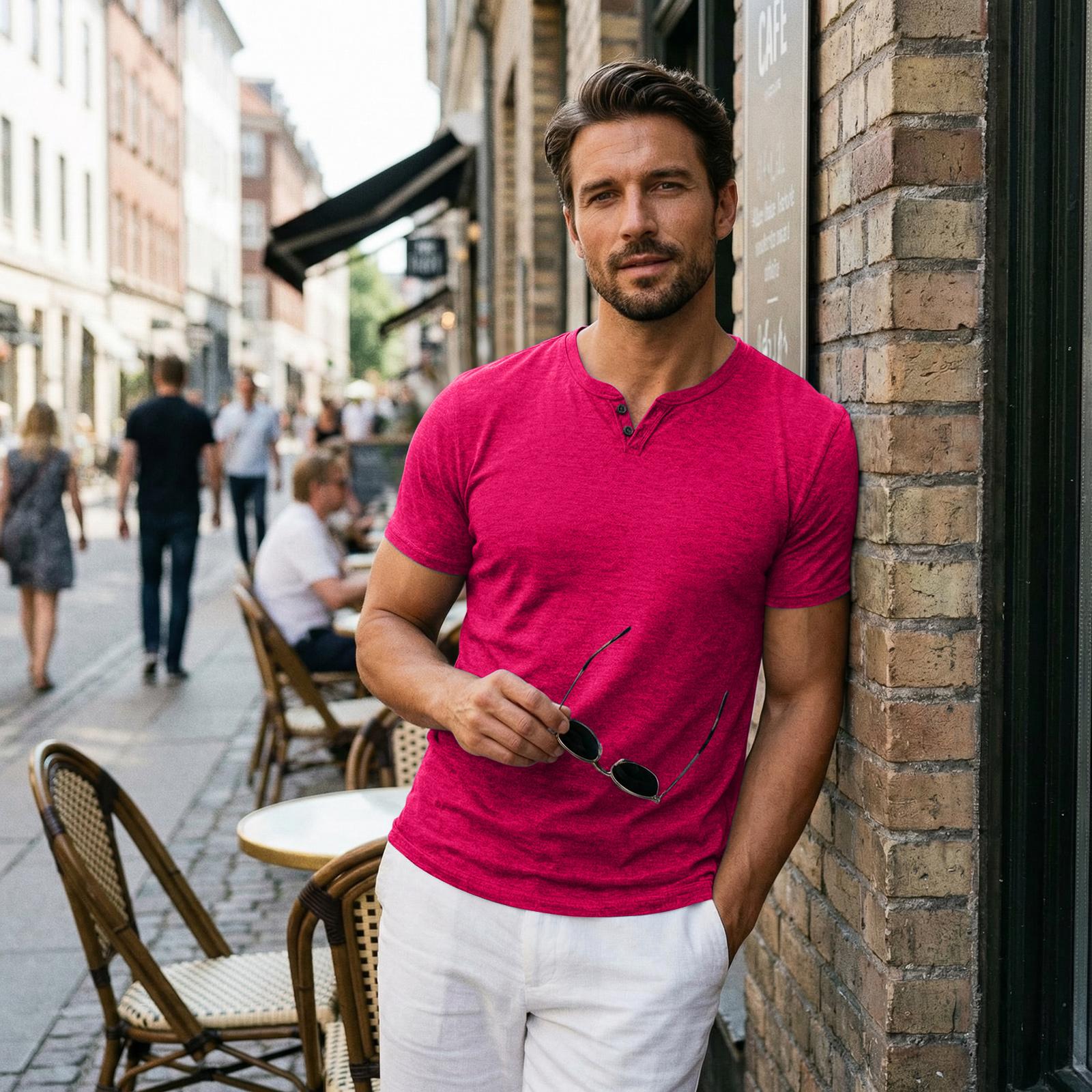 Men s Casual Lightweight, Breathable Short-Sleeve Shirt With Button-Down Collar XXXL
Men s Casual Lightweight, Breathable Short-Sleeve Shirt With Button-Down Collar XXXL
