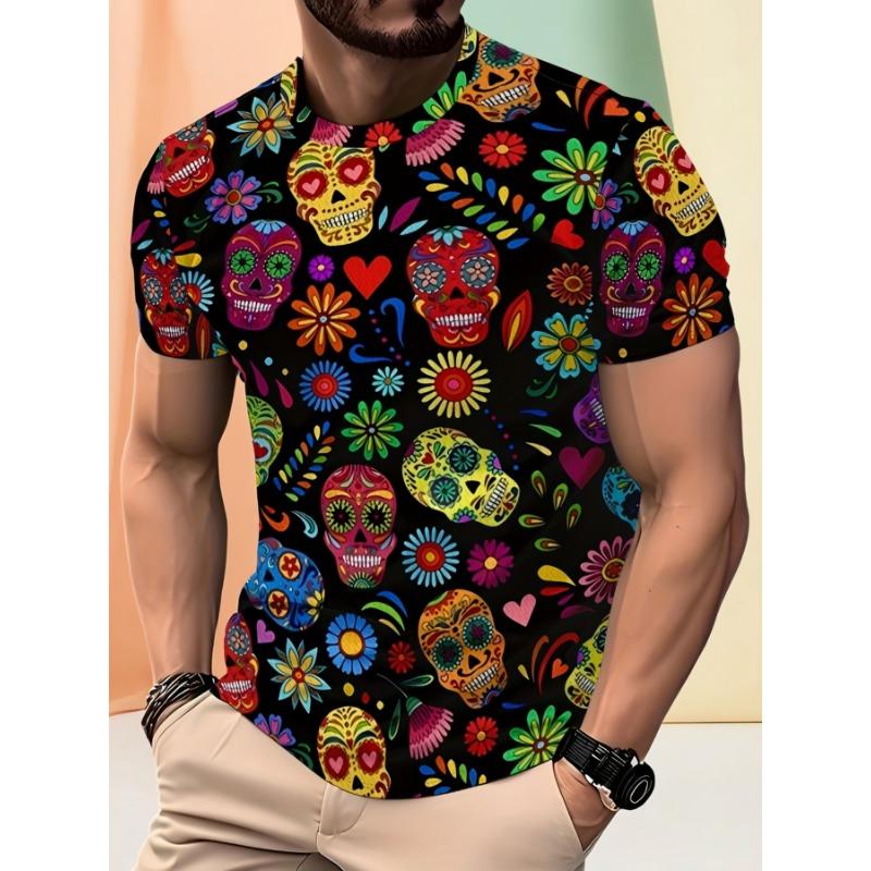 Easter Colorful Skull Men s Fashion Breathable T-Shirt S
Easter Colorful Skull Men s Fashion Breathable T-Shirt S
