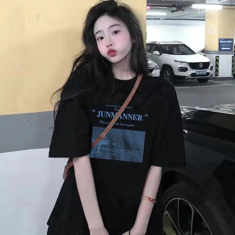 Women Black Oversized Graphic Print Crew Neck Short Sleeve T Shirt M чёрный
Women Black Oversized Graphic Print Crew Neck Short Sleeve T Shirt M чёрный