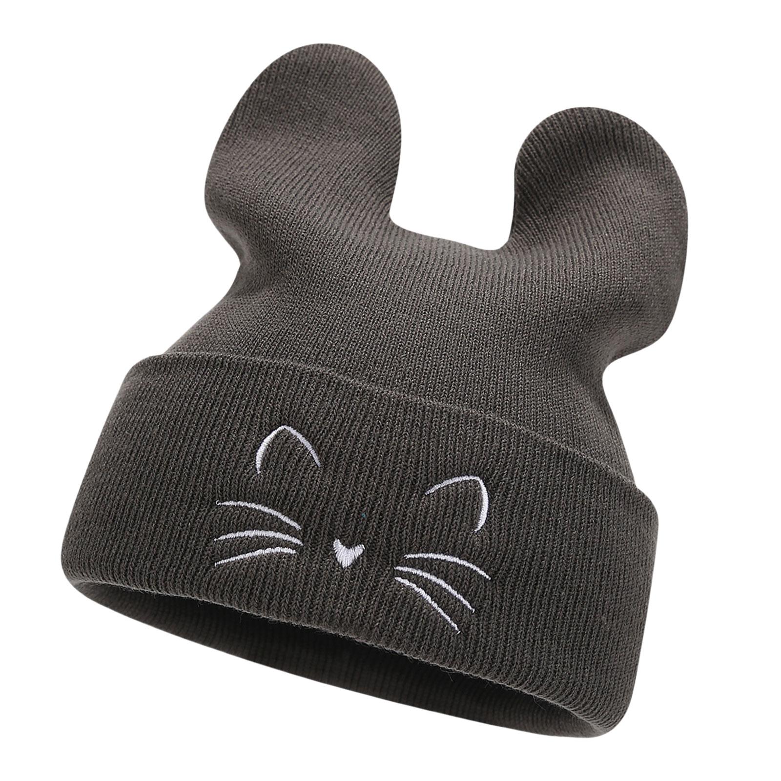 Cute Ear Knit Hat Hip Hop Skull Caps Highlight for Trendsetting Pullover Warm Skull Caps Knitted Hat Party Club темно серый
Cute Ear Knit Hat Hip Hop Skull Caps Highlight for Trendsetting Pullover Warm Skull Caps Knitted Hat Party Club темно серый