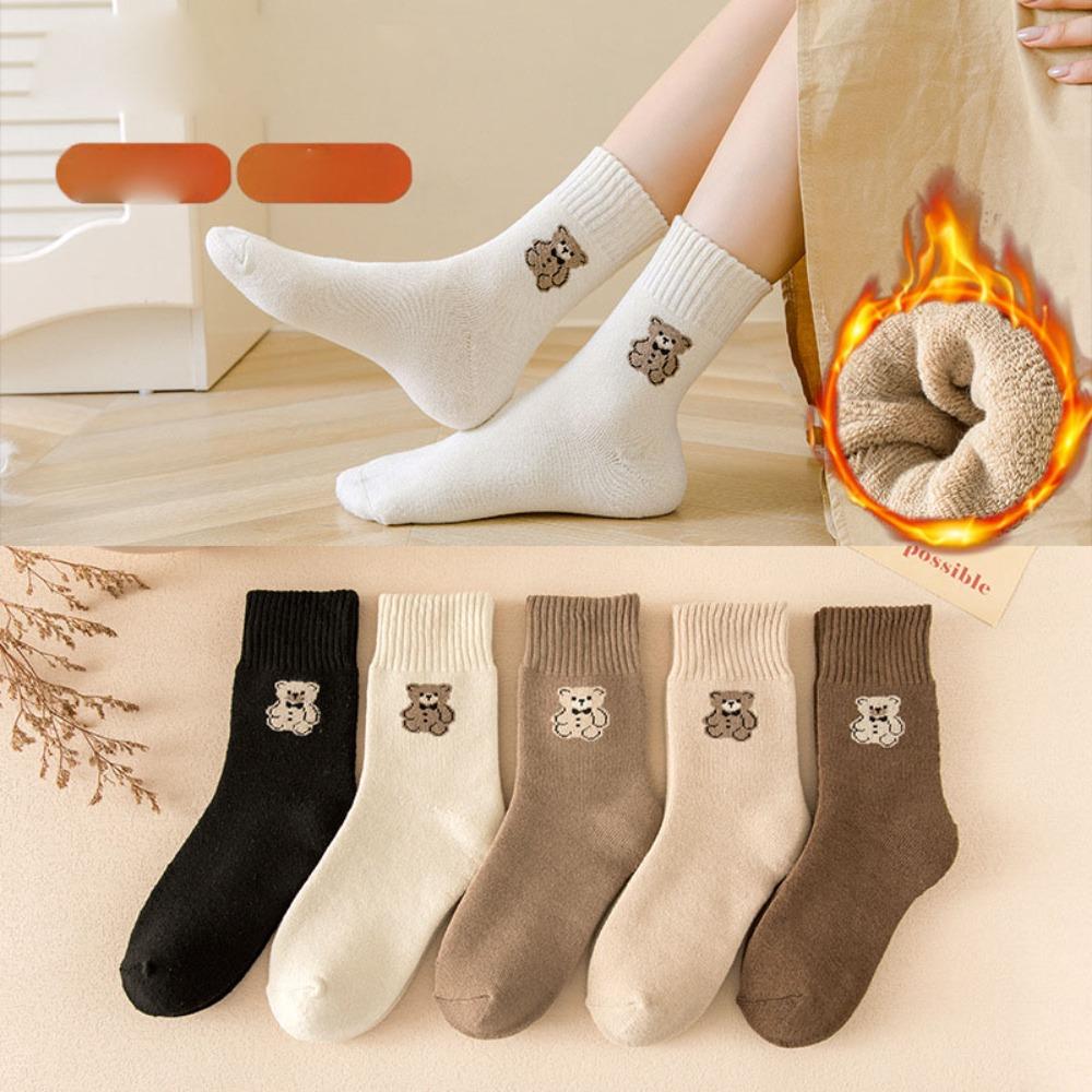 Plush Medium Tube Socks Little Bear Pattern Japanese Socks New Cotton Socks Autumn and Winter A
Plush Medium Tube Socks Little Bear Pattern Japanese Socks New Cotton Socks Autumn and Winter A