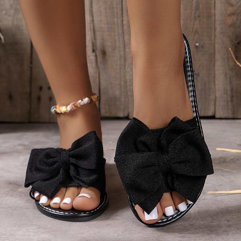 Женские шлепанцы с декором бантом, повседневная летняя обувь на плоской подошве с открытым носком, легкая пляжная обувь 35 красный
Женские шлепанцы с декором бантом, повседневная летняя обувь на плоской подошве с открытым носком, легкая пляжная обувь 35 красный