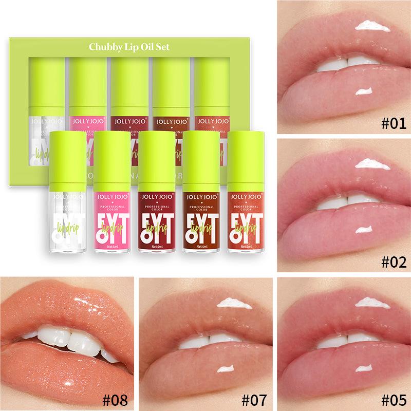 Cross-border Transparent Lip Oil Set: Mirror Shine, Moisturizing, Long-lasting, Non-stick Cup Lip Gloss
Cross-border Transparent Lip Oil Set: Mirror Shine, Moisturizing, Long-lasting, Non-stick Cup Lip Gloss