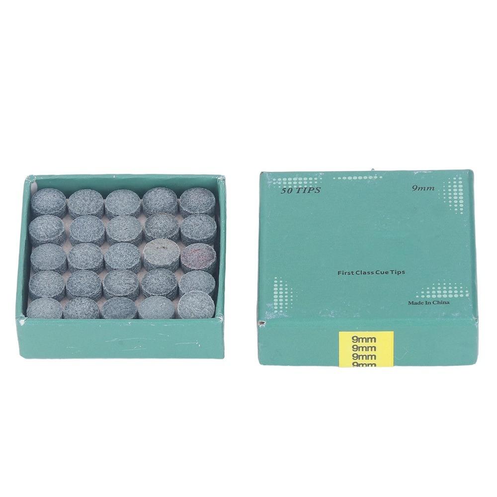 50PCS Leather Billiard Pool Cue Tips Glue-on Multiple Sizes Snooker Cue Tips Storage Box Billiard Cue Tips Snooker Cues
50PCS Leather Billiard Pool Cue Tips Glue-on Multiple Sizes Snooker Cue Tips Storage Box Billiard Cue Tips Snooker Cues