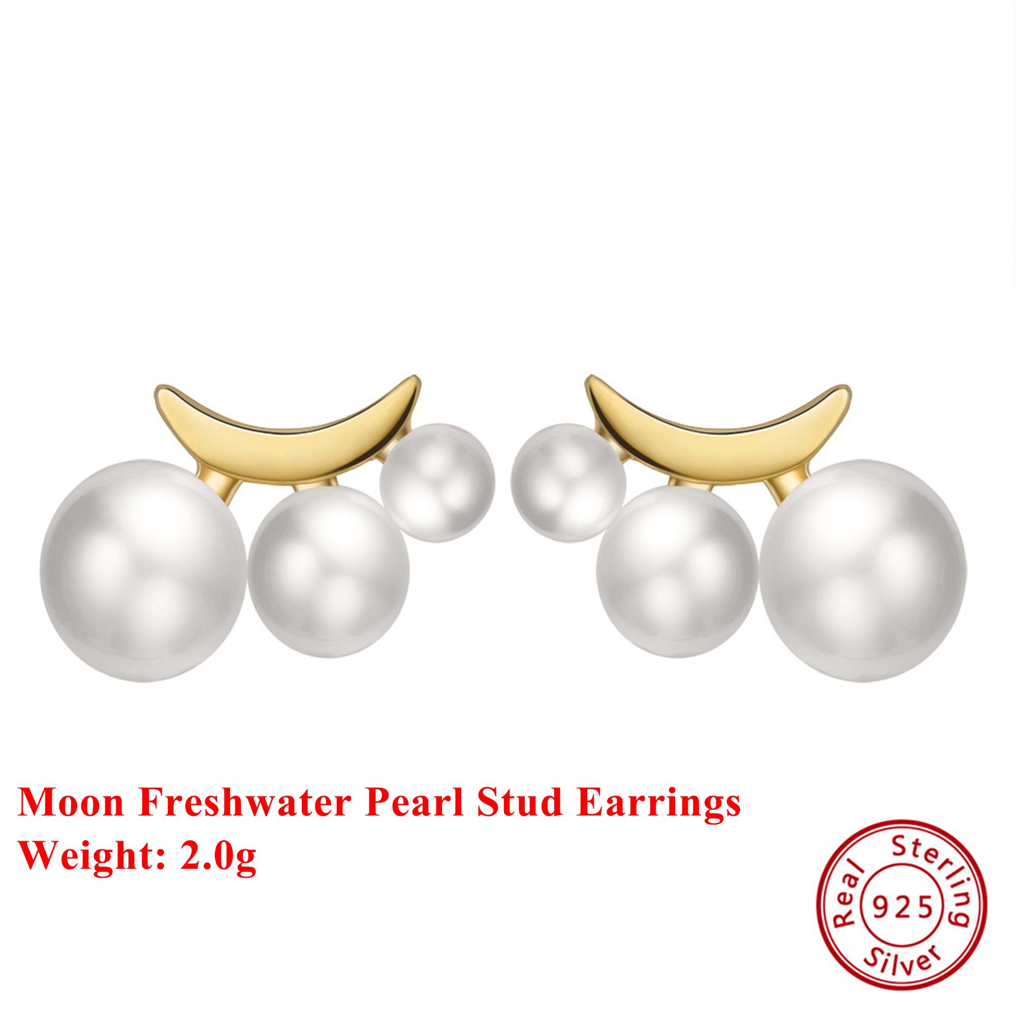 Effie Queen Wedding Elegant Pearl Earrings 925 Sterling Silver Needle Freshwater Pearl Stud Earrings Fashion Jewelry Gift GPE27
Effie Queen Wedding Elegant Pearl Earrings 925 Sterling Silver Needle Freshwater Pearl Stud Earrings Fashion Jewelry Gift GPE27