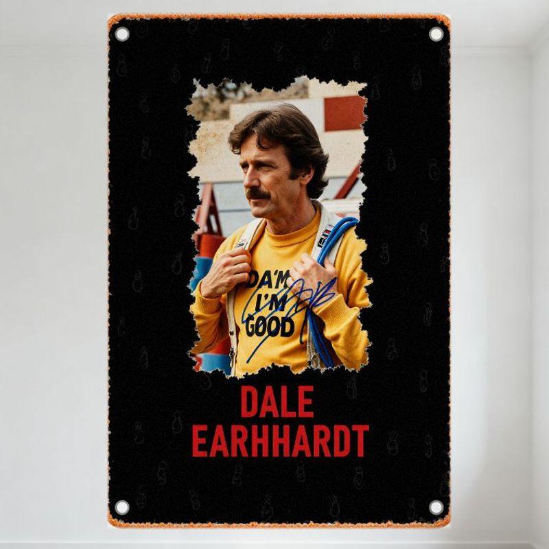 Vintage Dale Earnhardt Metal Tin Sign with Cut-out Photo, Rust Edge, Red Name, Home Decor for Man Cave, Garage, Bar, Restaurant 20x30cm(7.8x11.8inch)
Vintage Dale Earnhardt Metal Tin Sign with Cut-out Photo, Rust Edge, Red Name, Home Decor for Man Cave, Garage, Bar, Restaurant 20x30cm(7.8x11.8inch)