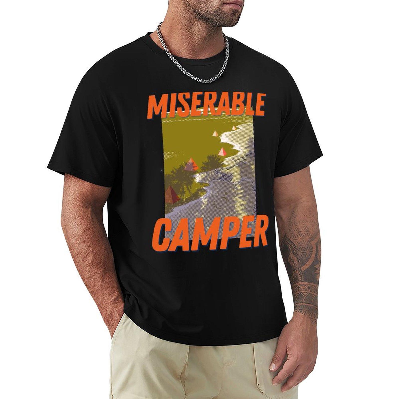 Miserable Camper TShirt shirts graphic tee Funny tshirt customs design your own blanks Tshirts for men cotton 4XL
Miserable Camper TShirt shirts graphic tee Funny tshirt customs design your own blanks Tshirts for men cotton 4XL