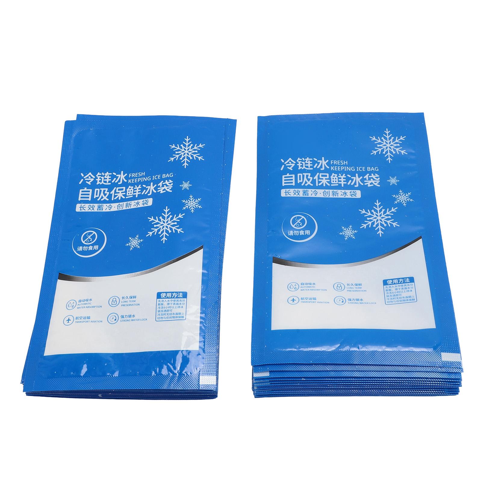 100PCS Ice Cold Pack Reusable Multifunctional Cold Freezer Pack for Aviation Food Cooling 350ml
100PCS Ice Cold Pack Reusable Multifunctional Cold Freezer Pack for Aviation Food Cooling 350ml