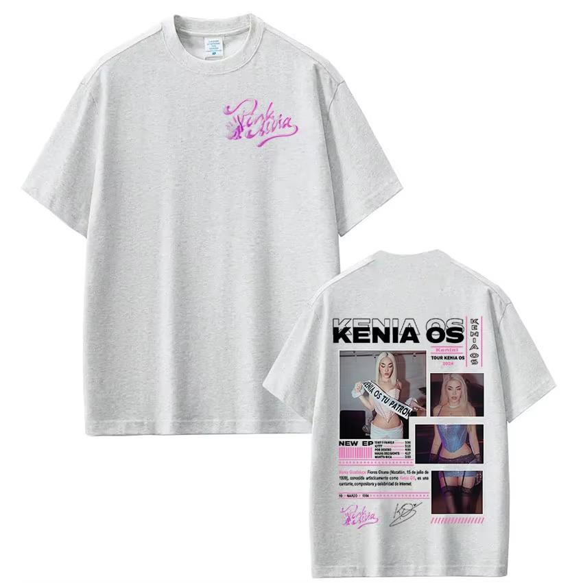Singer Kenia Os Pink Aura Tour Album Merch Graphic T Shirt Unisex Women Retro Aesthetic TShirts Casual Oversized Short Sleeve Tees S
Singer Kenia Os Pink Aura Tour Album Merch Graphic T Shirt Unisex Women Retro Aesthetic TShirts Casual Oversized Short Sleeve Tees S