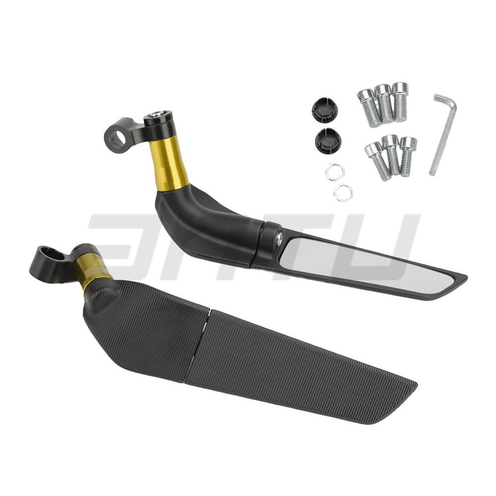 Motorcycle fixed wind wing rearview mirror for Yamaha R3 R1 Honda Suzuki Kawasaki Maverick reflective rearview mirror золотий
Motorcycle fixed wind wing rearview mirror for Yamaha R3 R1 Honda Suzuki Kawasaki Maverick reflective rearview mirror золотий
