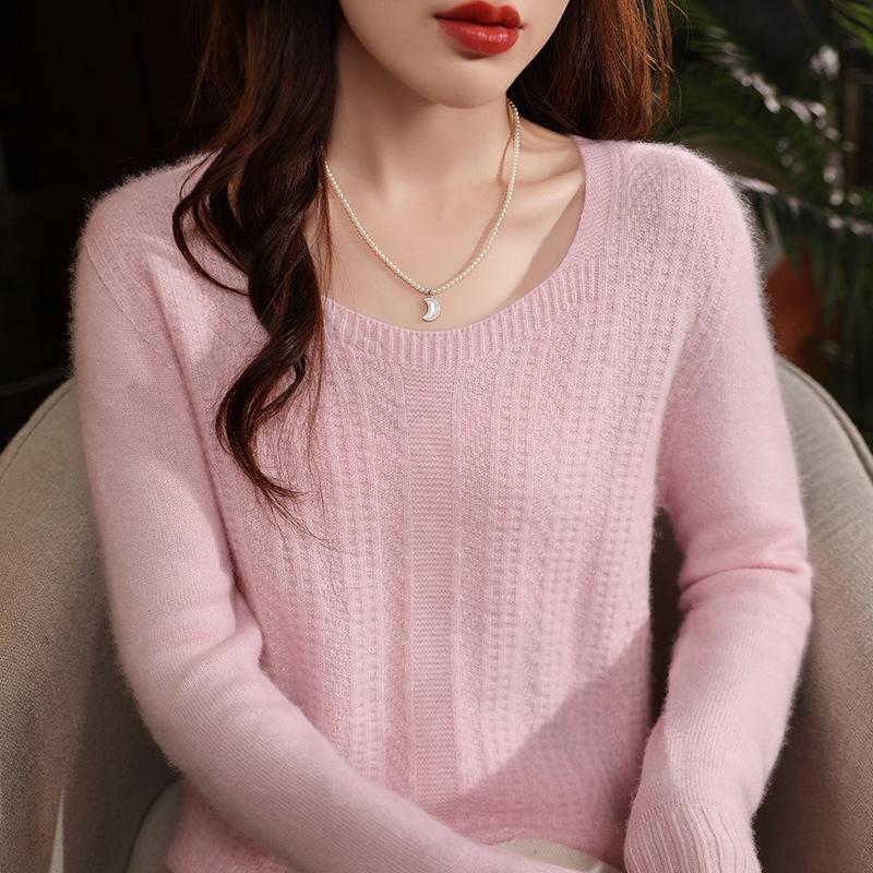Women s Slim Fit 100% Wool Knitted Square Neck Pullover for Autumn and Winter M 100-110 lbs
Women s Slim Fit 100% Wool Knitted Square Neck Pullover for Autumn and Winter M 100-110 lbs
