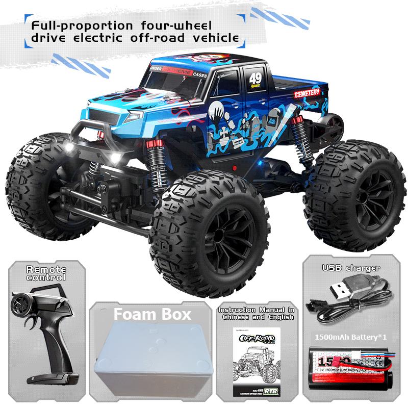 JJRC C8830 1:18 RC Car 2.4G Remote Control Car 4WD Off-road Full Proportional All-terrain Climbing Drift Racing Car as Kids Gift
JJRC C8830 1:18 RC Car 2.4G Remote Control Car 4WD Off-road Full Proportional All-terrain Climbing Drift Racing Car as Kids Gift