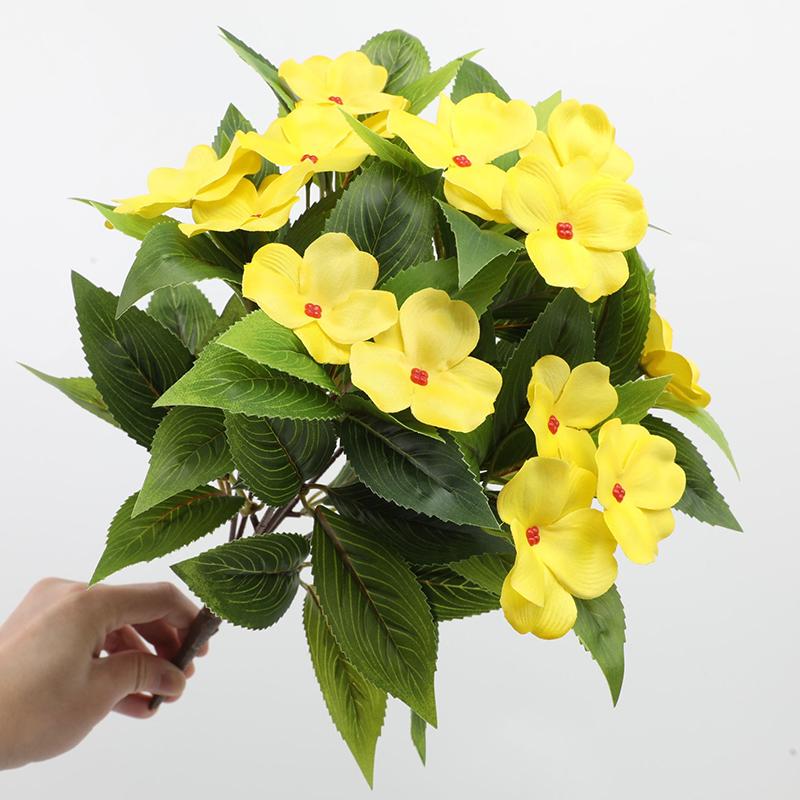 Silk Balsam Artificial Flowers Lifelike 12 Heads High Quality Bouquet for Wedding Table Home Room Decoration Arrangement жовтий
Silk Balsam Artificial Flowers Lifelike 12 Heads High Quality Bouquet for Wedding Table Home Room Decoration Arrangement жовтий