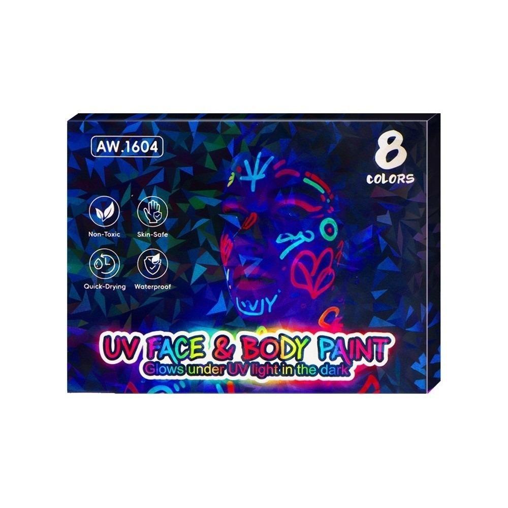 8 Colors Set New Erasable Body Glow Paint Pens Bright Glow in The Dark Fluorescent Pens DIY Luminous Marker Pen Body Painting
8 Colors Set New Erasable Body Glow Paint Pens Bright Glow in The Dark Fluorescent Pens DIY Luminous Marker Pen Body Painting