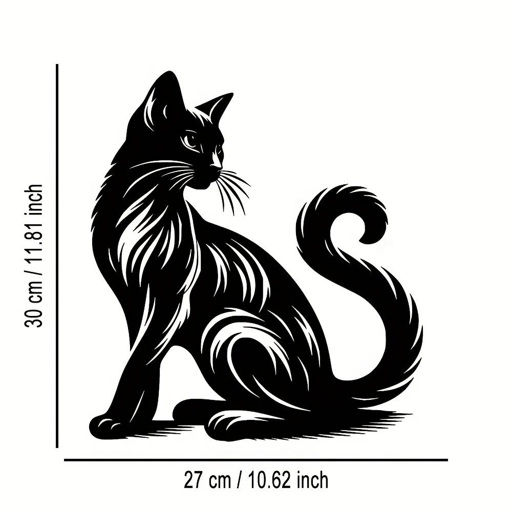 1pc Cute Cat Metal Wall Art Decor for Christmas Office Living Room Bedroom Patio Kitchen Courtyard Cafe Bar чорний
1pc Cute Cat Metal Wall Art Decor for Christmas Office Living Room Bedroom Patio Kitchen Courtyard Cafe Bar чорний