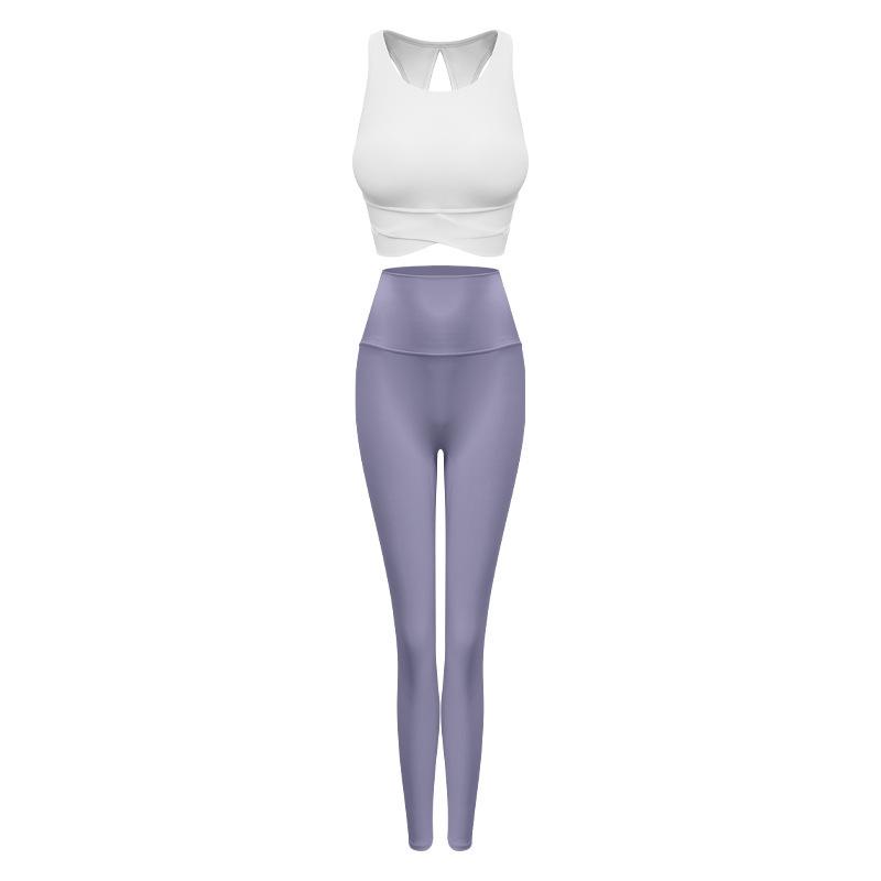 Женский комплект для йоги высокой интенсивности: Топ без рукавов и леггинсы с высокой талией, подтягивающие бедра XL
Женский комплект для йоги высокой интенсивности: Топ без рукавов и леггинсы с высокой талией, подтягивающие бедра XL