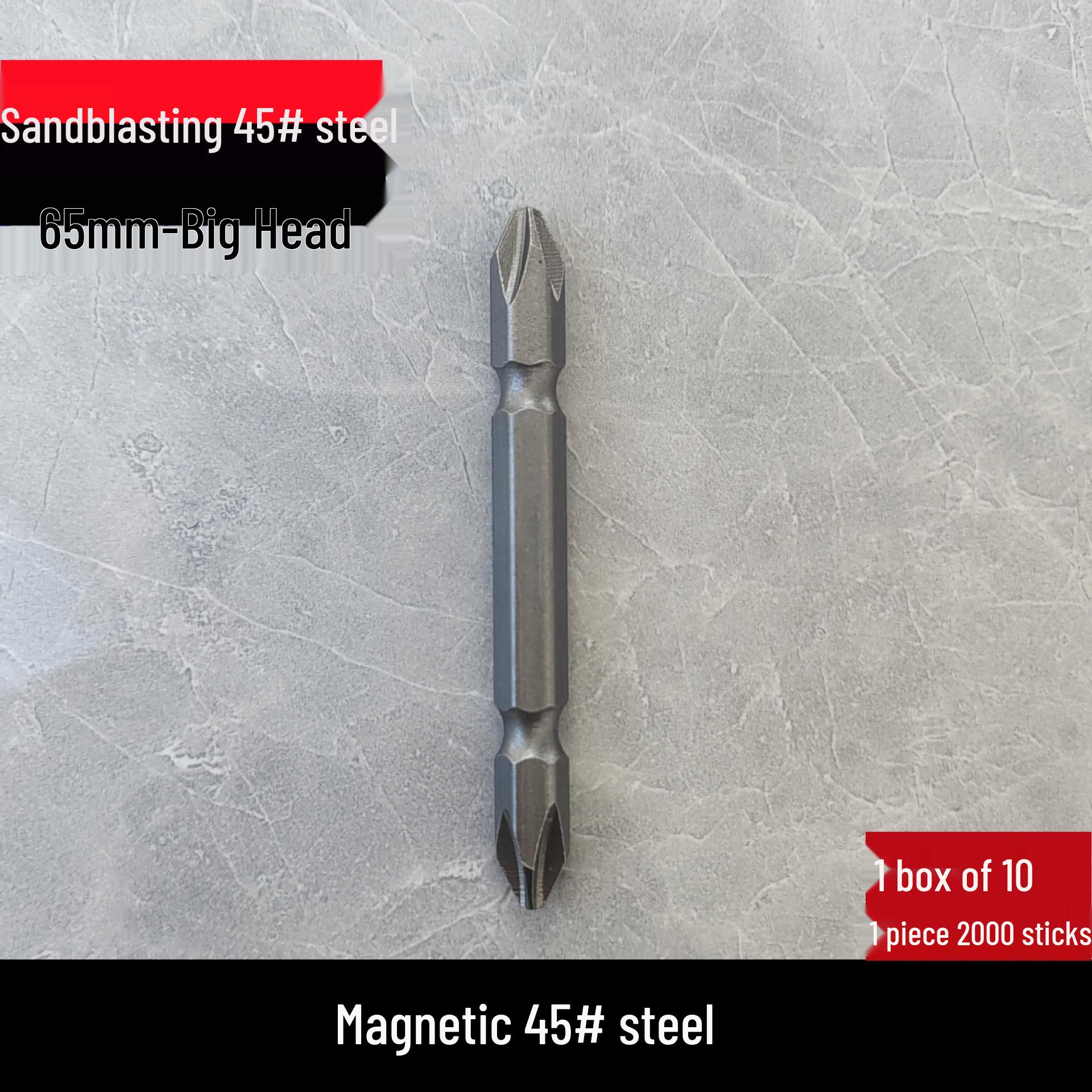 High Hardness Magnetic Screwdriver Bit with Mirror Finish S2 Ring Positioning
High Hardness Magnetic Screwdriver Bit with Mirror Finish S2 Ring Positioning