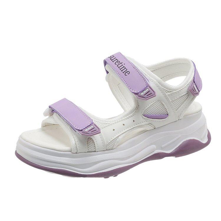 Spring and summer new sandals sports style one-character open-toed thick-soled sandals 40 фіолетовий
Spring and summer new sandals sports style one-character open-toed thick-soled sandals 40 фіолетовий
