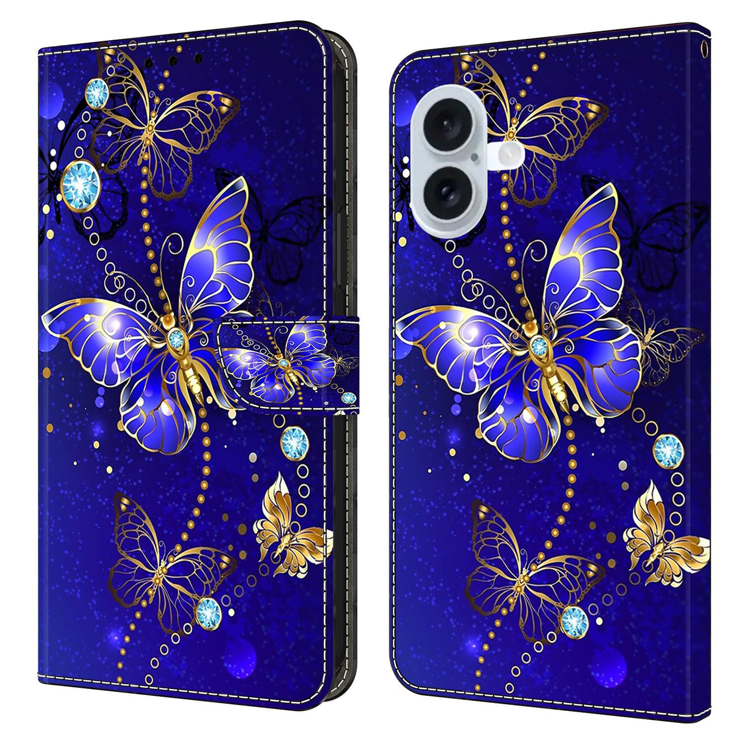 For iPhone 17 Case 3D Pattern PU Leather Wallet Phone Cover with Stand Diamond Butterfly
For iPhone 17 Case 3D Pattern PU Leather Wallet Phone Cover with Stand Diamond Butterfly