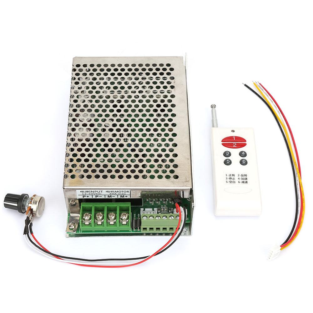 Wireless Remote Control DC Motor Governor Speed Controller 12V24V30V 30A Forward and Reverse
Wireless Remote Control DC Motor Governor Speed Controller 12V24V30V 30A Forward and Reverse