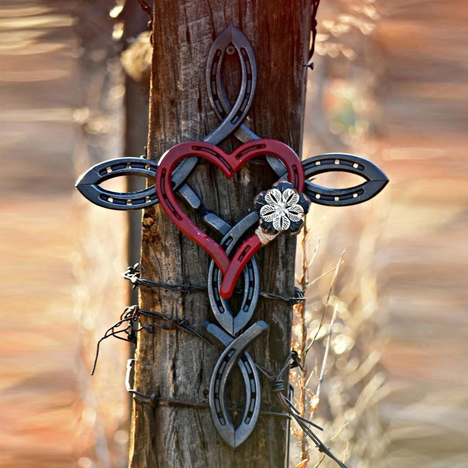 Atural Horsehsoe Cross With Heart Metal Wall Art Horseshoe Cross Outdoor Patio Home DecorHome Decor,One Size червоний
Atural Horsehsoe Cross With Heart Metal Wall Art Horseshoe Cross Outdoor Patio Home DecorHome Decor,One Size червоний