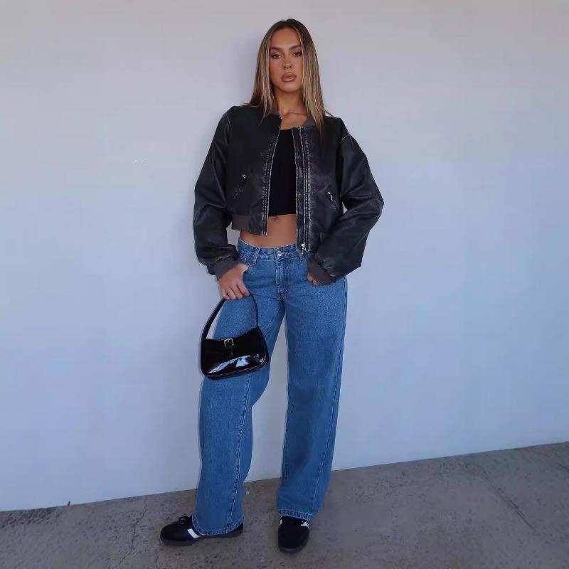 Женские джинсы Hottie универсальные простые со средней посадкой без эластичности прямого кроя L чёрный
Женские джинсы Hottie универсальные простые со средней посадкой без эластичности прямого кроя L чёрный