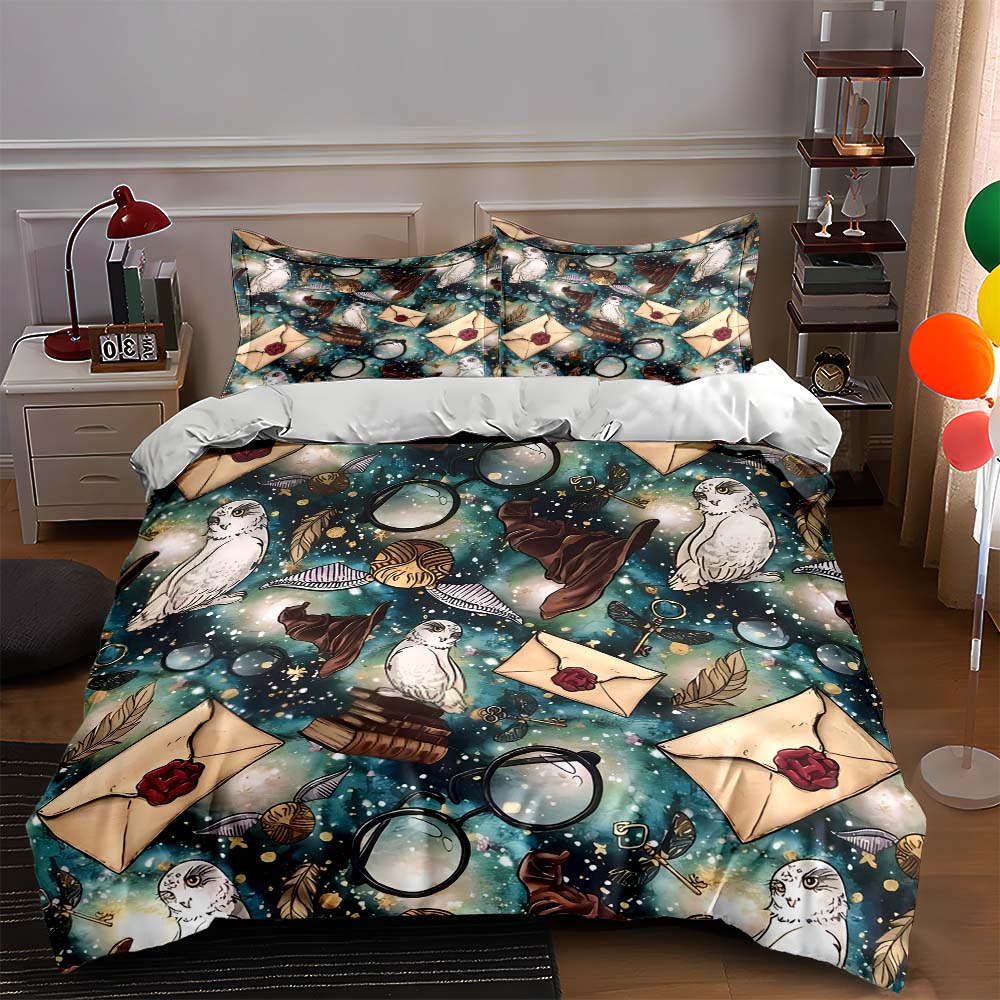 Magical-themed illustrations. Bedding Duvet cover sets Duvet covers Pillowcases gifts (1 * Duvet Cover 2 * Pillowcases, without duvet insert) 135x200cm
Magical-themed illustrations. Bedding Duvet cover sets Duvet covers Pillowcases gifts (1 * Duvet Cover 2 * Pillowcases, without duvet insert) 135x200cm