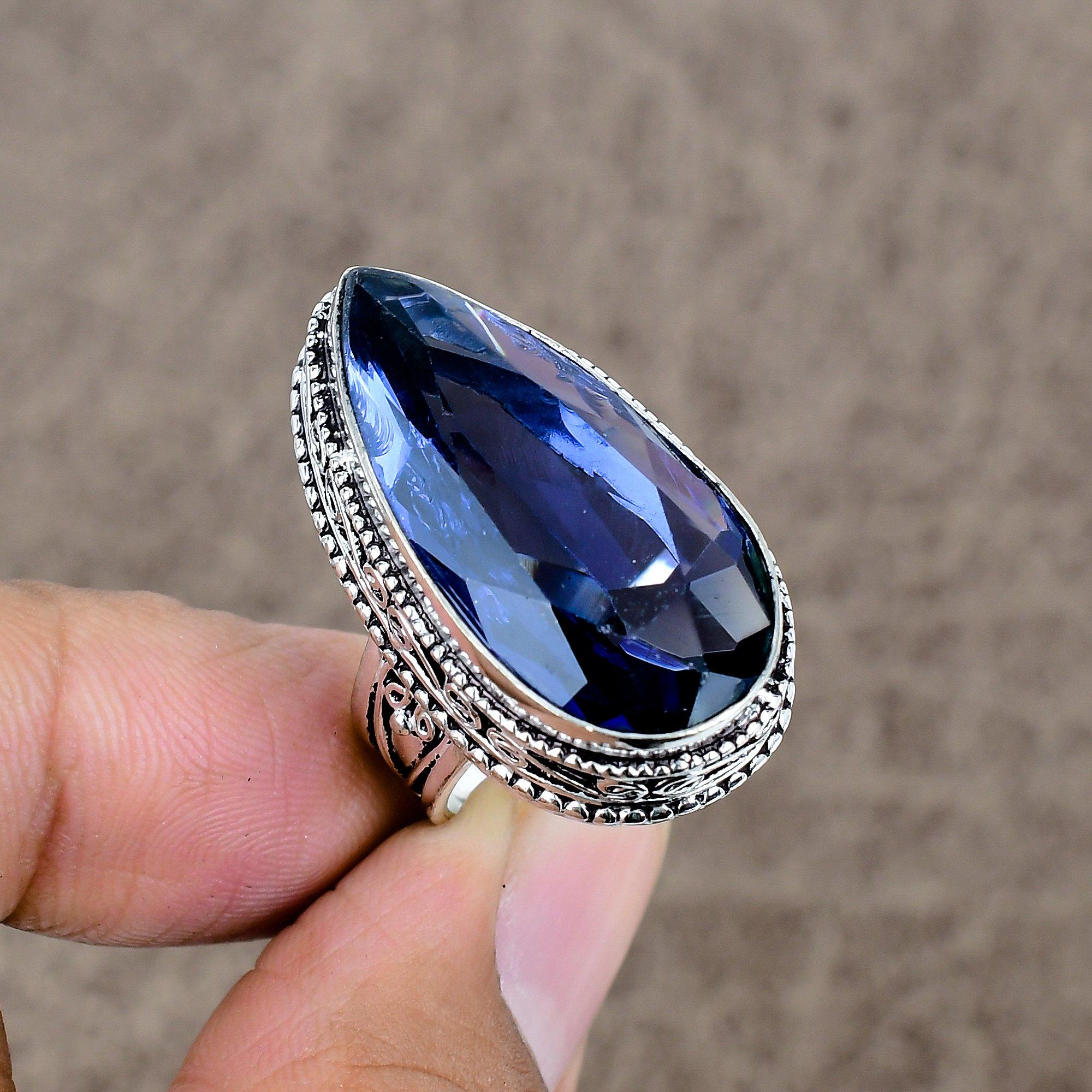 Amethyst Genstone Handmade 925 Sterling Silver Jewelry Ring Size 7 KKG-483
Amethyst Genstone Handmade 925 Sterling Silver Jewelry Ring Size 7 KKG-483