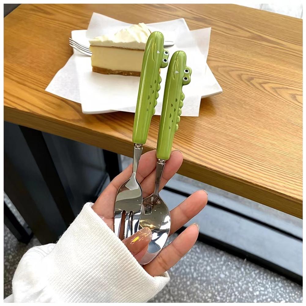 Tableware Creative Multicolor Long Handle Ice Cream Dessert Ceramic Handle Kitchen Supplies Soup Spoon Crocodile Portable Cute
Tableware Creative Multicolor Long Handle Ice Cream Dessert Ceramic Handle Kitchen Supplies Soup Spoon Crocodile Portable Cute