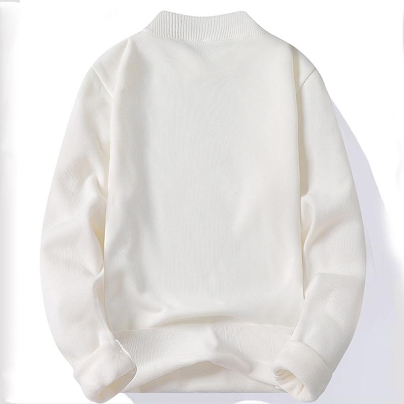 Зимний мужской вязаный свитер с полувысоким воротником, однотонный плюш и теплая трикотажная подкладка, повседневный и универсальный топ XXXXL белый
Зимний мужской вязаный свитер с полувысоким воротником, однотонный плюш и теплая трикотажная подкладка, повседневный и универсальный топ XXXXL белый