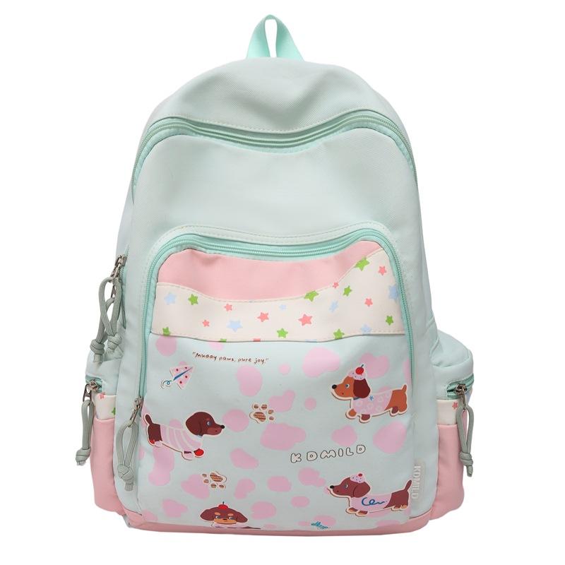 Cartoon Color Contrast Student Schoolbag Women s Lightweight Backpack Small синій
Cartoon Color Contrast Student Schoolbag Women s Lightweight Backpack Small синій
