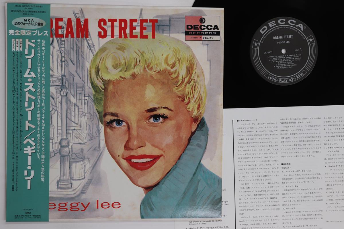 LP Record PEGGY LEE Dream Street MVJJ30050 DECCA 1995 Japan Obi Jazz Used
LP Record PEGGY LEE Dream Street MVJJ30050 DECCA 1995 Japan Obi Jazz Used