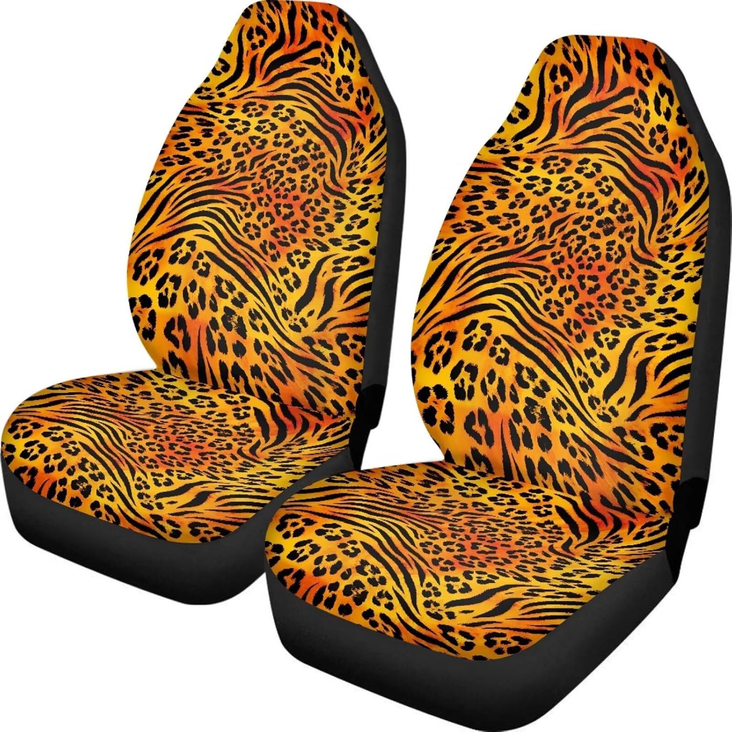 Dreaweet Car Seat Covers Black and Brown Cow Print Car Accessories for Women Interior 2 Piece Universal Car Seat Cover Front Seats Only Washable леопард друку кольору
Dreaweet Car Seat Covers Black and Brown Cow Print Car Accessories for Women Interior 2 Piece Universal Car Seat Cover Front Seats Only Washable леопард друку кольору