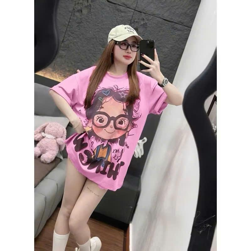 Women s short sleeved T-shirt with Korean style pleated hair, fashionable and versatile T-shirt for girls 5XL
Women s short sleeved T-shirt with Korean style pleated hair, fashionable and versatile T-shirt for girls 5XL