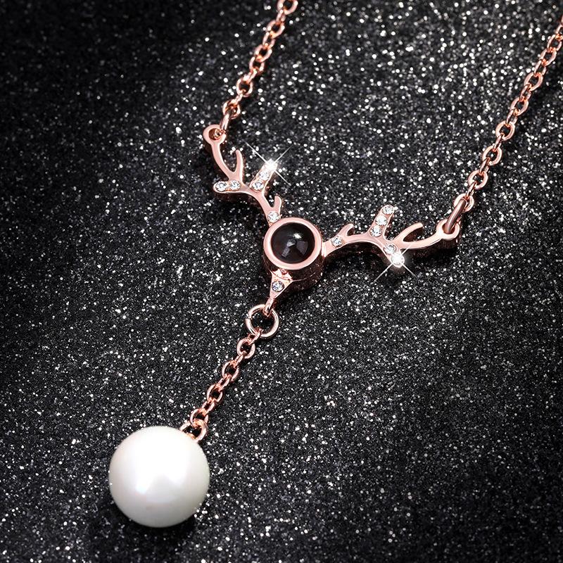 Stunning Long Titanium Steel Deer Antler Necklace For Stylish Everyday Wear Gold Antler Necklace
Stunning Long Titanium Steel Deer Antler Necklace For Stylish Everyday Wear Gold Antler Necklace