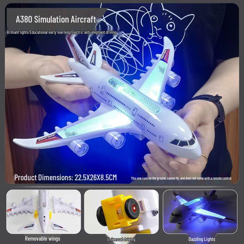 Transforming Electric Airplane Toy with Lights, Music & Rotating Dance Function for Children - Passenger Jet & Helicopter Combo Standard Package
Transforming Electric Airplane Toy with Lights, Music & Rotating Dance Function for Children - Passenger Jet & Helicopter Combo Standard Package
