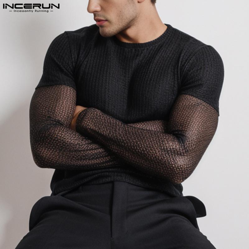 INCERUN Men Long Sleeve Mesh Sheer Stitching Tops Party Clubwear Slim T-shirts 5XL чёрный
INCERUN Men Long Sleeve Mesh Sheer Stitching Tops Party Clubwear Slim T-shirts 5XL чёрный