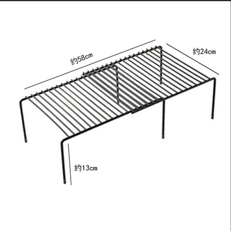 Железный кухонный органайзер для специй, регулируемая полка для хранения под раковиной, сушилка для посуды, многофункциональный держатель для приправ для шкафа чёрный
Железный кухонный органайзер для специй, регулируемая полка для хранения под раковиной, сушилка для посуды, многофункциональный держатель для приправ для шкафа чёрный