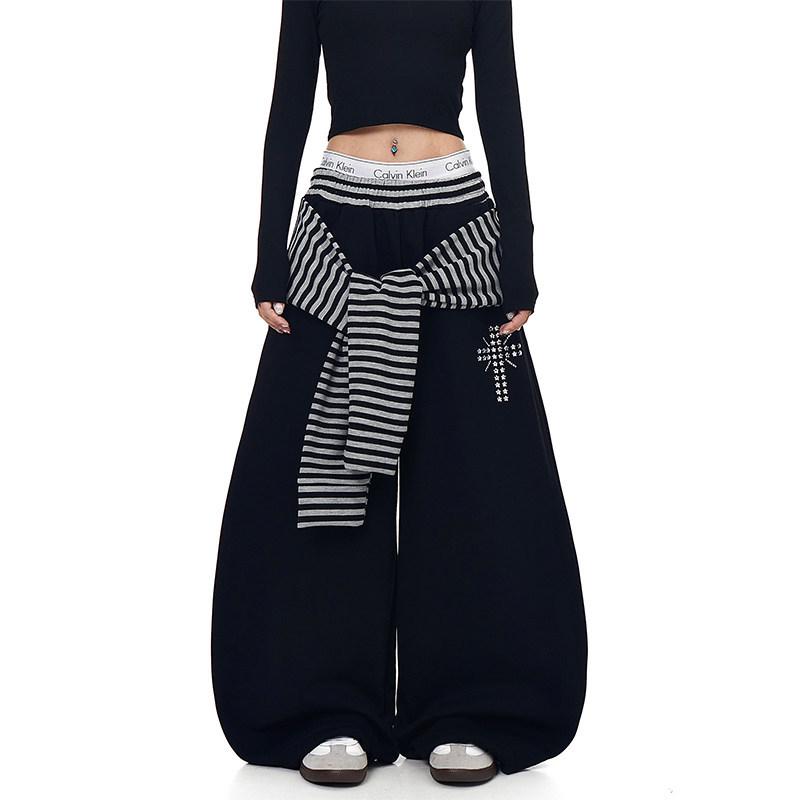 Unisex Wide-Leg Retro Stripe Patchwork Jazz Dance Pants S чорний
Unisex Wide-Leg Retro Stripe Patchwork Jazz Dance Pants S чорний
