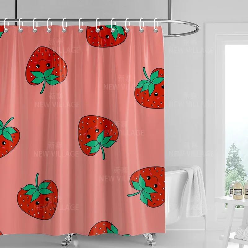 Home Shower Curtains Bathroom Waterproof Fabric Non-Slip Bathmat Water Absorption Curtain Modern Nordic Boho Plant Fruit W60H190(CM)-1 Pcs
Home Shower Curtains Bathroom Waterproof Fabric Non-Slip Bathmat Water Absorption Curtain Modern Nordic Boho Plant Fruit W60H190(CM)-1 Pcs