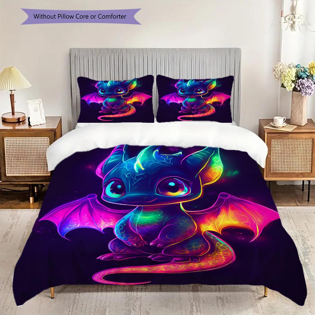 Dragon Pattern Bedding Quilt Set Quilt Cover Pillowcase Home Decoration Birthday Gift (1 * duvet cover + 2 * pillowcase, without core) 135x200cm
Dragon Pattern Bedding Quilt Set Quilt Cover Pillowcase Home Decoration Birthday Gift (1 * duvet cover + 2 * pillowcase, without core) 135x200cm