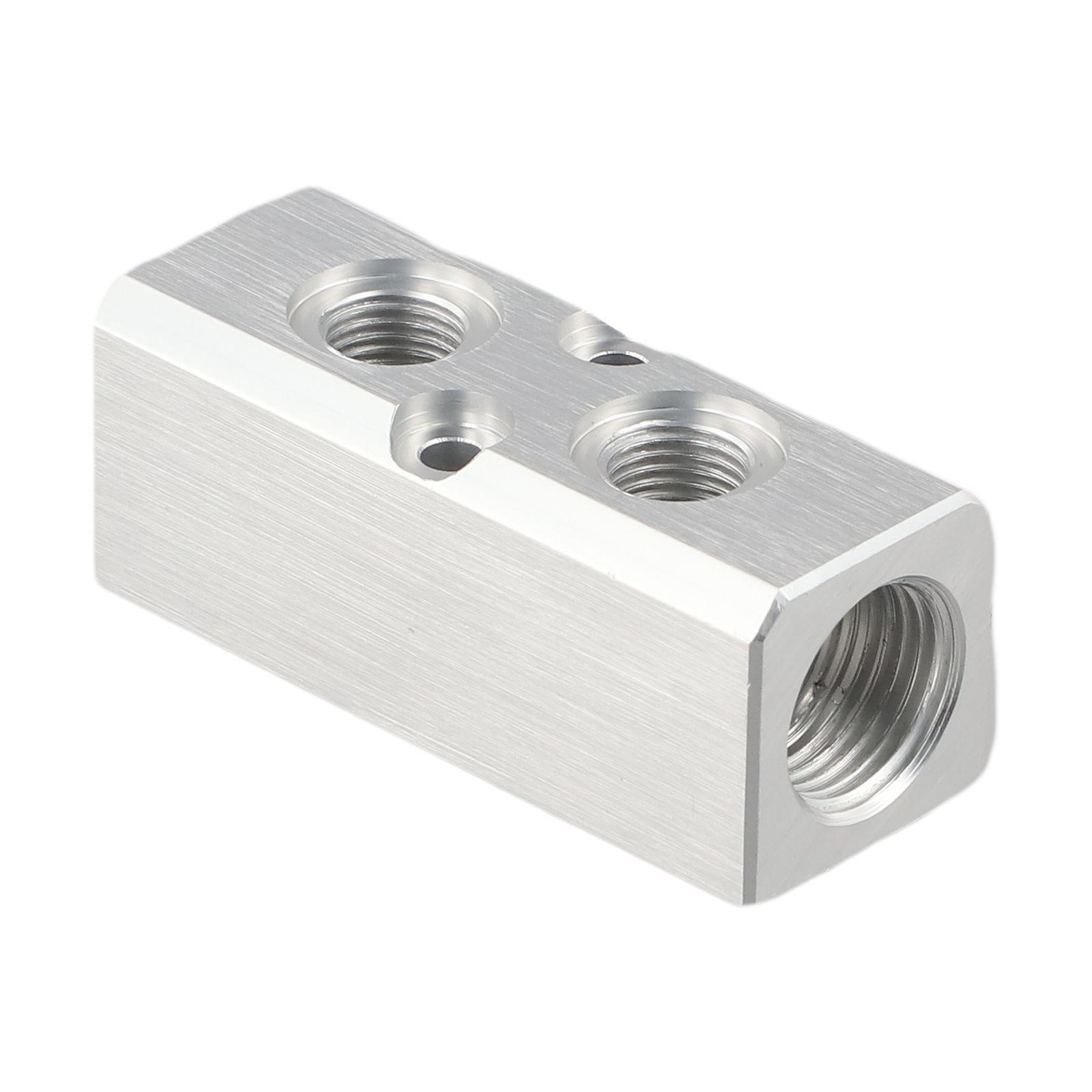 Home Silver Manifold Blocks Air Hose G1 4 High Hardness Inline Port Pump Smooth Splitter Threaded Convenient Excellent
Home Silver Manifold Blocks Air Hose G1 4 High Hardness Inline Port Pump Smooth Splitter Threaded Convenient Excellent