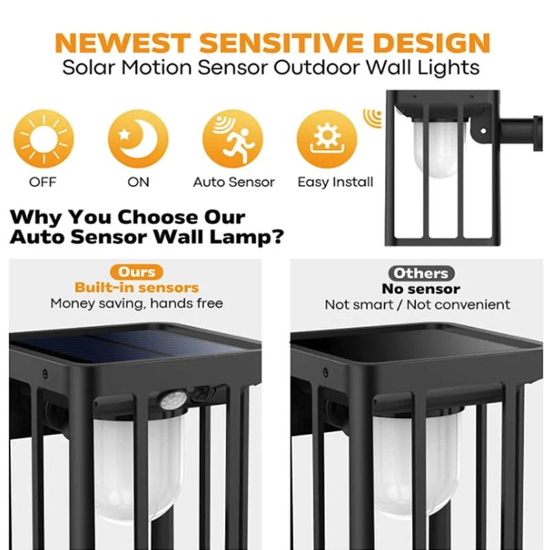 Latest Vintage Solar Wall Lamp Post Head Lamp Gatehouse Garden Courtyard Advanced Motion Sensor Wall Light Energy Saving Hot
Latest Vintage Solar Wall Lamp Post Head Lamp Gatehouse Garden Courtyard Advanced Motion Sensor Wall Light Energy Saving Hot