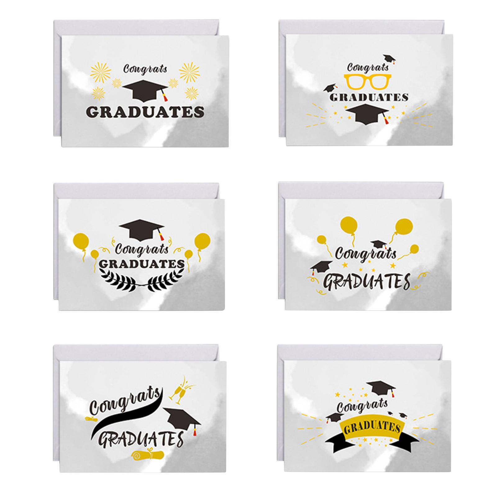 Выпускные открытки с конвертами и наклейками - 6 дизайнерских дизайнов - идеально подходят для подарков и праздничных принадлежностей на выпускной в колледже или средней школе One Size
Выпускные открытки с конвертами и наклейками - 6 дизайнерских дизайнов - идеально подходят для подарков и праздничных принадлежностей на выпускной в колледже или средней школе One Size