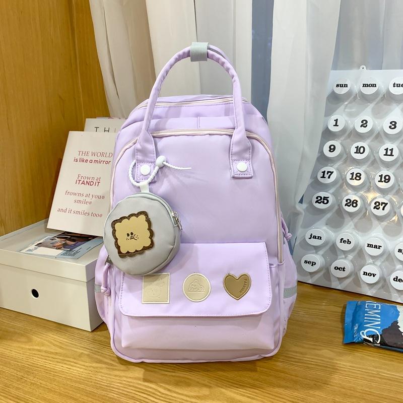 Высококачественный рюкзак в студенческом стиле, свежий и милый, легкий и вместительный рюкзак для учеников начальной и средней школы темно-фиолетового
Высококачественный рюкзак в студенческом стиле, свежий и милый, легкий и вместительный рюкзак для учеников начальной и средней школы темно-фиолетового