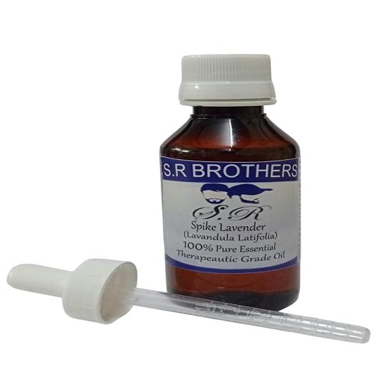 S.R Brothers Spike Lavender (Lavandula Latifolia) Pure & Natural Therapeutic Grade Essential Oil Plastic with Dropper 10 ml
S.R Brothers Spike Lavender (Lavandula Latifolia) Pure & Natural Therapeutic Grade Essential Oil Plastic with Dropper 10 ml