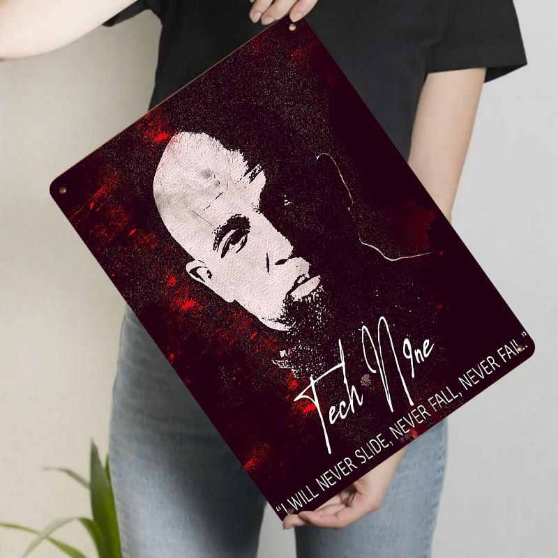 Tech Nne Portrait Metal Wall Art American Rapper Music Star Quote Decor for Fans Room Home Decoration 20x30cm(7.8x11.8inch)
Tech Nne Portrait Metal Wall Art American Rapper Music Star Quote Decor for Fans Room Home Decoration 20x30cm(7.8x11.8inch)