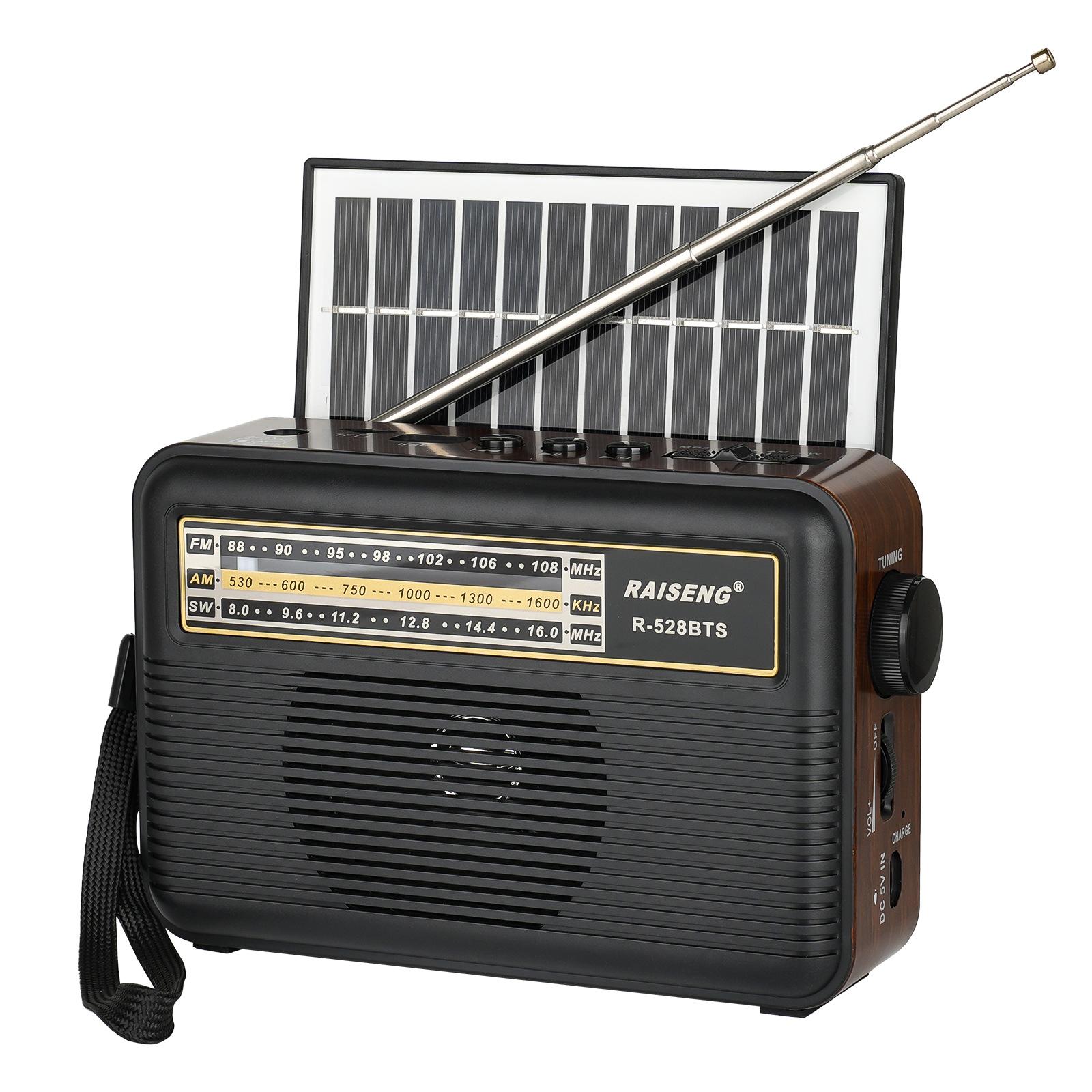 Portable Retro Emergency Radio Vintage Solar Charging FM AM SW Radios Receiver Wireless Bluetooth Speaker with TF Card USB Port коричневий
Portable Retro Emergency Radio Vintage Solar Charging FM AM SW Radios Receiver Wireless Bluetooth Speaker with TF Card USB Port коричневий
